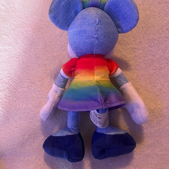 NEW Disney 10” Minnie Mouse PRIDE rainbow - Picture 4 of 6